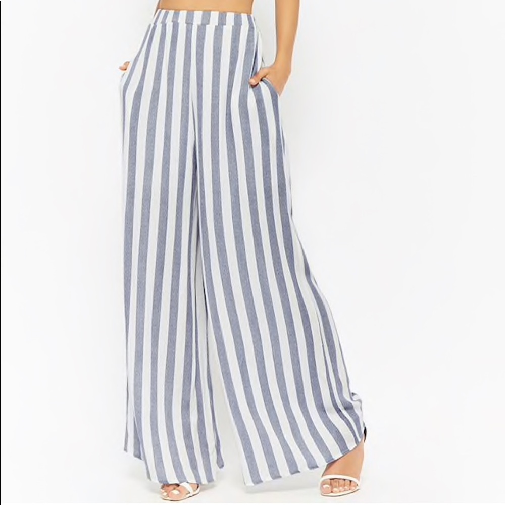 Striped Palazzo Pants